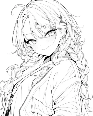 Charming Character Coloring Page