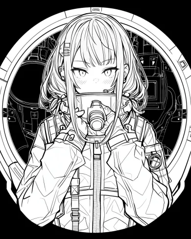 Astronaut Coloring Page Fun