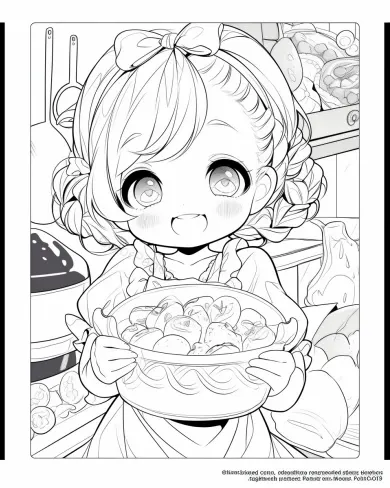 Cheerful Chef in the Kitchen