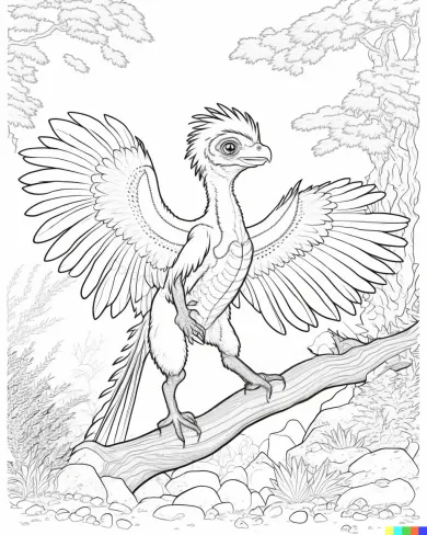 Charming Fantasy Creature Coloring Page