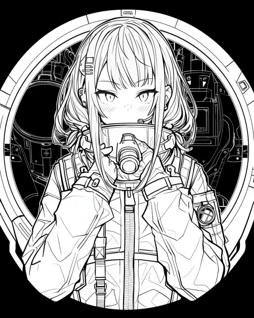 Astronaut Coloring Page Fun preview