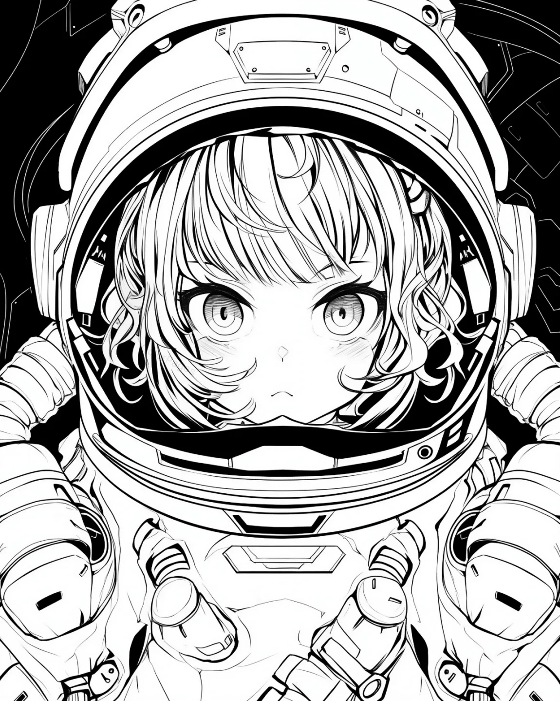 Astronaut Coloring Page