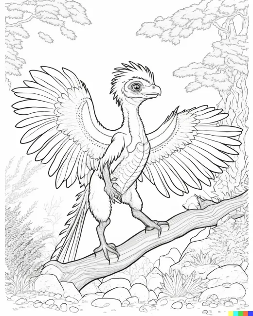 Charming Fantasy Creature Coloring Page preview